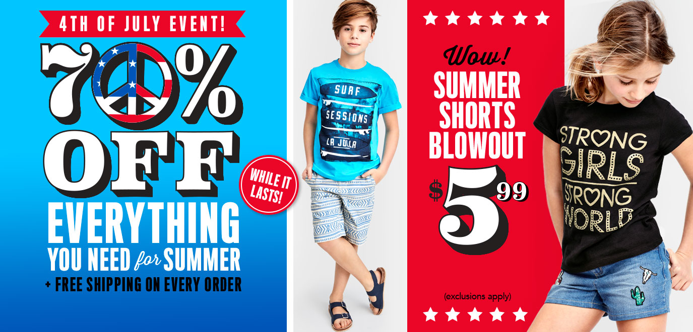 4th of July Event! All Clearance 70% Off | Everything you need for Summer 70% Off