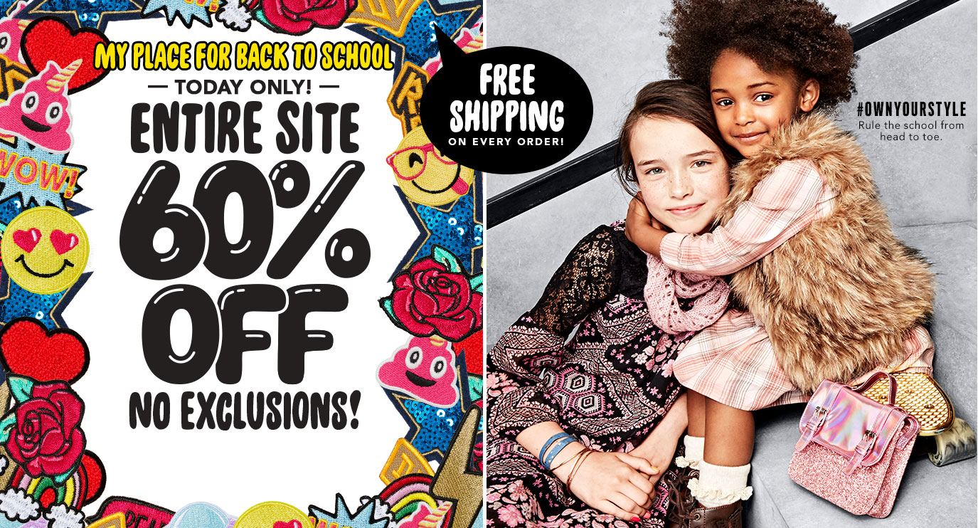 Entire Site 60% Off! No exclusions! | Free Shipping on every order!