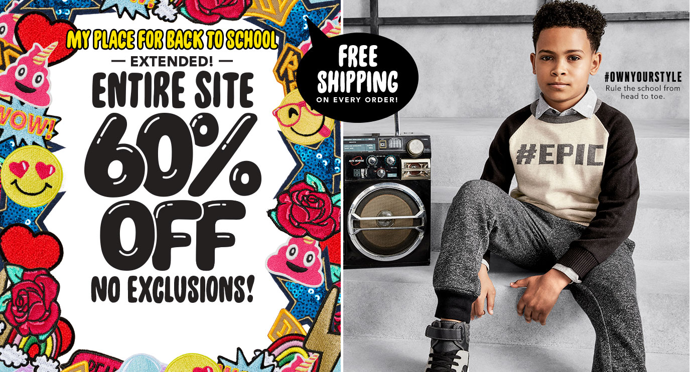 Entire Site 60% Off! No exclusions! | Free Shipping on every order!