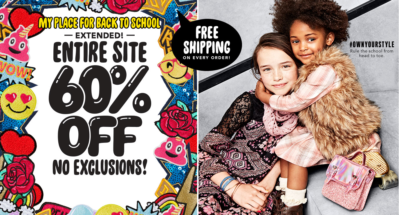 Entire Site 60% Off! No exclusions! | Free Shipping on every order!