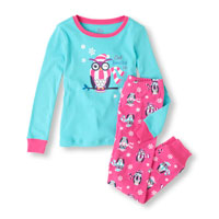 owl cotton pjs