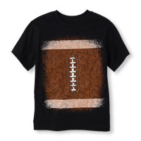 Short Sleeve Football Graphic Tee