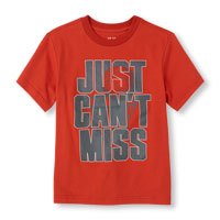 Short Sleeve 'Just Can't Miss' Graphic Tee