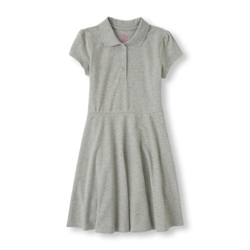 Uniform Polo Short Sleeve Skater Dress The Children's Place