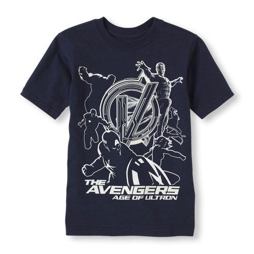 Glow-In-The-Dark Avengers Graphic Tee