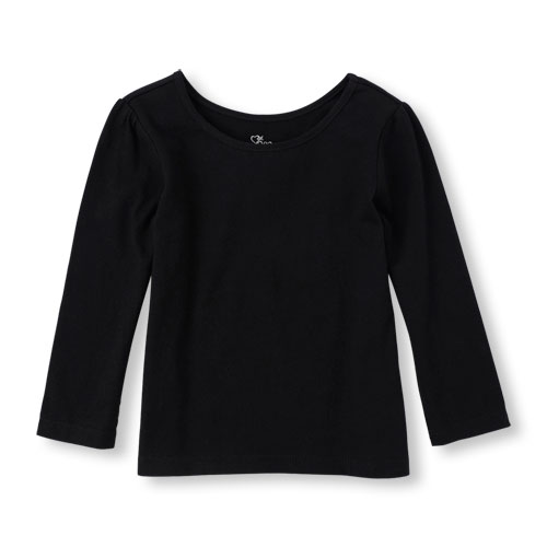 Toddler Girls Long Sleeve Layering Tee