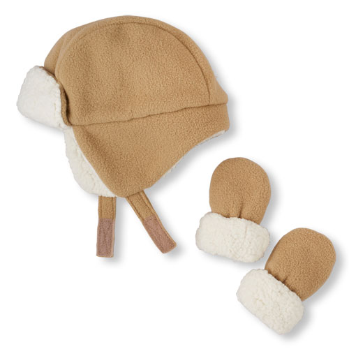 Trapper Hat & Mitten Set