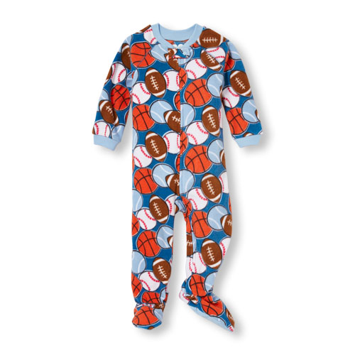 s Baby And Toddler Boys Long Sleeve Sports Print Fleece Footed One Piece Pajamas - Blue - The Children's Place
s Baby And Toddler Boys Long Sleeve Sports Print Fleece Footed One Piece Pajamas - Blue - The Children's Place
