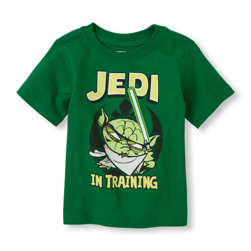 Short Sleeve Star Wars 'Jedi In Training' Graphic Tee