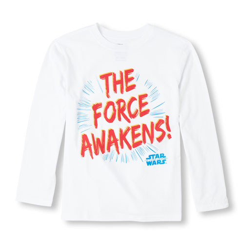Long Sleeve 'Star Wars The Force Awakens' Graphic Tee