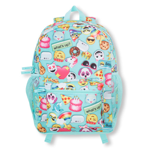 Girls Emoji Madness Print Backpack The Children's Place