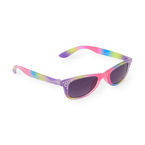 Baby Girls Toddler Faceted Retro Sunglasses - Multi - The Children's Place