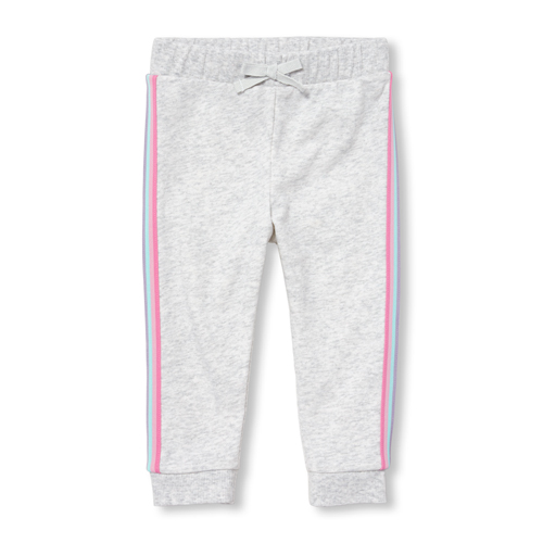 Baby Girls Baby And Toddler Active Side Stripe French Terry Jogger Pants - Gray - The Children's Place
Baby Girls Baby And Toddler Active Side Stripe French Terry Jogger Pants - Gray - The Children's Place