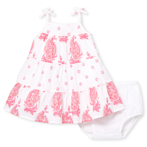 Newborn Baby Paisley Tiered Dress And Bloomers Set - Pink - The Children's Place
Newborn Baby Paisley Tiered Dress And Bloomers Set - Pink - The Children's Place