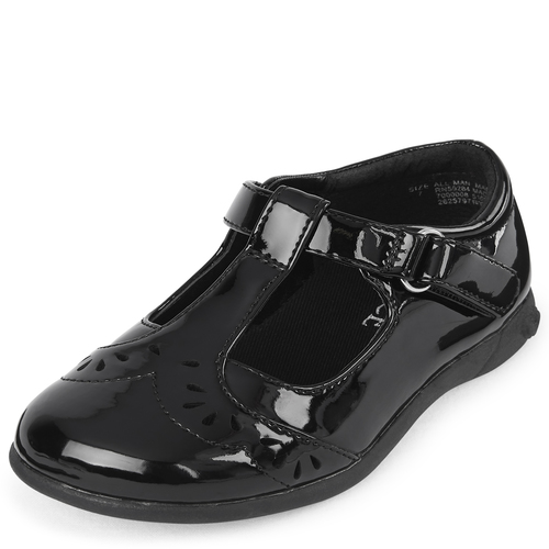 Baby Girls Toddler Uniform Laser Cut Flower T-Strap Shoes - Black - The Children's Place
Baby Girls Toddler Uniform Laser Cut Flower T-Strap Shoes - Black - The Children's Place