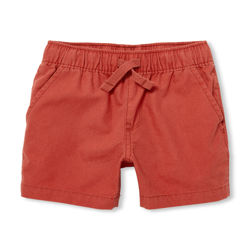 Newborn Baby And Toddler Boys Pull On Jogger Shorts - Red - The Children's Place