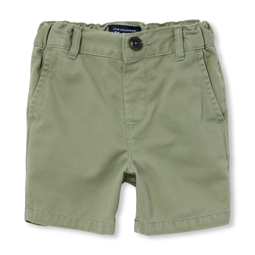 Newborn Baby And Toddler Boys Chino Shorts - Green - The Children's Place