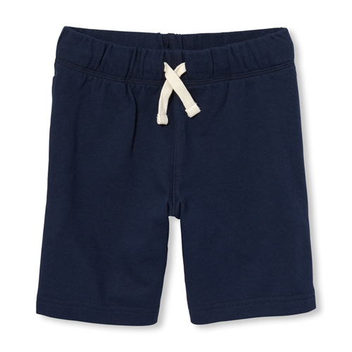 s Boys Uniform French Terry Shorts - Blue - The Children's Place