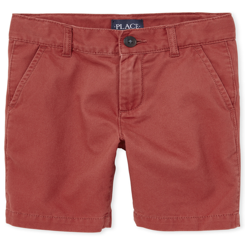 s Boys Chino Shorts - Red - The Children's Place