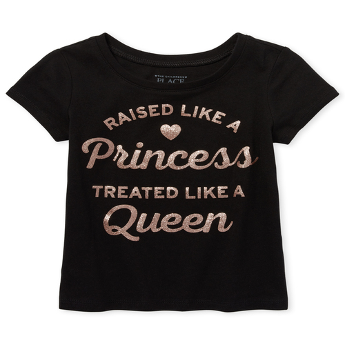 s Baby And Toddler Glitter Princess Graphic Tee - Black T-Shirt - The Children's Place
s Baby And Toddler Glitter Princess Graphic Tee - Black T-Shirt - The Children's Place