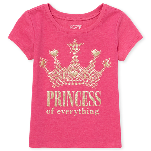 s Baby And Toddler Glitter Princess Graphic Tee - Pink T-Shirt - The Children's Place
s Baby And Toddler Glitter Princess Graphic Tee - Pink T-Shirt - The Children's Place