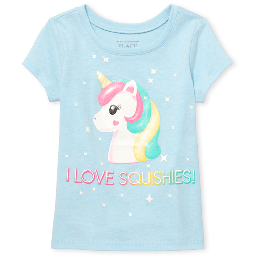 s Baby And Toddler Glitter Squishies Unicorn Graphic Tee - Blue T-Shirt - The Children's Place
s Baby And Toddler Glitter Squishies Unicorn Graphic Tee - Blue T-Shirt - The Children's Place