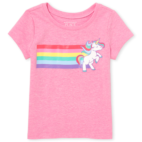 s Baby And Toddler Glitter Rainbow Unicorn Graphic Tee - Pink T-Shirt - The Children's Place
s Baby And Toddler Glitter Rainbow Unicorn Graphic Tee - Pink T-Shirt - The Children's Place