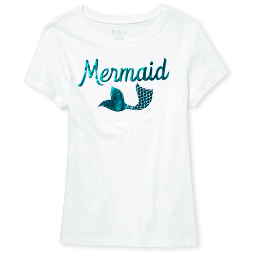 s Womens Mommy And Me Foil Mermaid Graphic Tee - White T-Shirt - The Children's Place
s Womens Mommy And Me Foil Mermaid Graphic Tee - White T-Shirt - The Children's Place