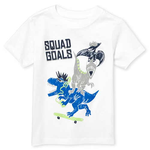 s Baby And Toddler Boys Dino Squad Graphic Tee - White T-Shirt - The Children's Place
s Baby And Toddler Boys Dino Squad Graphic Tee - White T-Shirt - The Children's Place