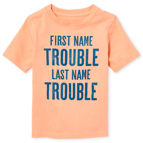 s Baby And Toddler Boys Trouble Graphic Tee - Orange T-Shirt - The Children's Place
s Baby And Toddler Boys Trouble Graphic Tee - Orange T-Shirt - The Children's Place