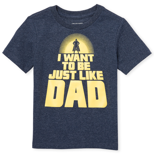 s Baby And Toddler Boys Just Like Dad Graphic Tee - Blue T-Shirt - The Children's Place
s Baby And Toddler Boys Just Like Dad Graphic Tee - Blue T-Shirt - The Children's Place