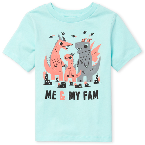 s Baby And Toddler Boys Fam Dino Graphic Tee - Green T-Shirt - The Children's Place
s Baby And Toddler Boys Fam Dino Graphic Tee - Green T-Shirt - The Children's Place