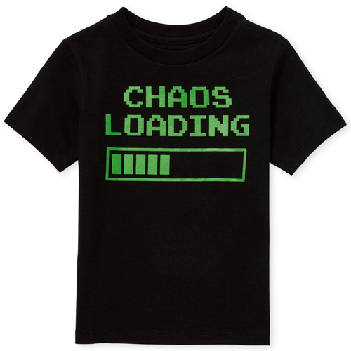 s Baby And Toddler Boys Chaos Loading Graphic Tee - Black T-Shirt - The Children's Place
s Baby And Toddler Boys Chaos Loading Graphic Tee - Black T-Shirt - The Children's Place