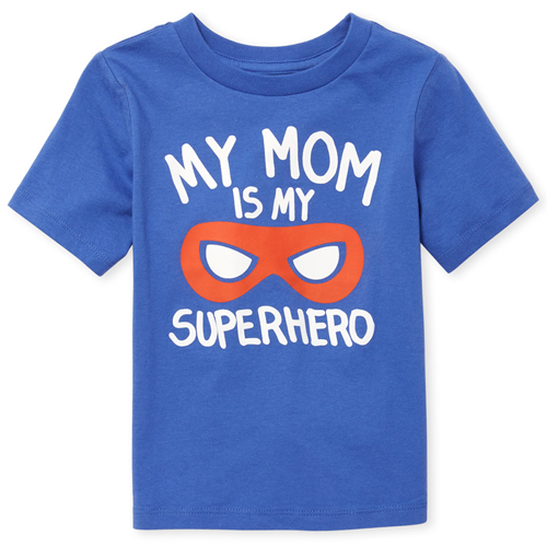 s Baby And Toddler Boys Mom Superhero Graphic Tee - Blue T-Shirt - The Children's Place
s Baby And Toddler Boys Mom Superhero Graphic Tee - Blue T-Shirt - The Children's Place