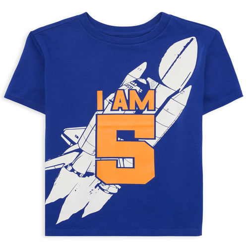 Boys Boys 5 Rocket Ship Birthday Graphic Tee - Blue T-Shirt - The Children's Place
Boys Boys 5 Rocket Ship Birthday Graphic Tee - Blue T-Shirt - The Children's Place