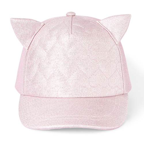 Girls Glitter Cat Ears Quilted Velvet Baseball Hat - Pink - The Children's Place
Girls Glitter Cat Ears Quilted Velvet Baseball Hat - Pink - The Children's Place