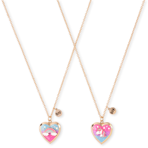 Girls Glitter Rainbow Unicorn Bff Locket Necklace 2-Pack - Multi - The Children's Place
Girls Glitter Rainbow Unicorn Bff Locket Necklace 2-Pack - Multi - The Children's Place