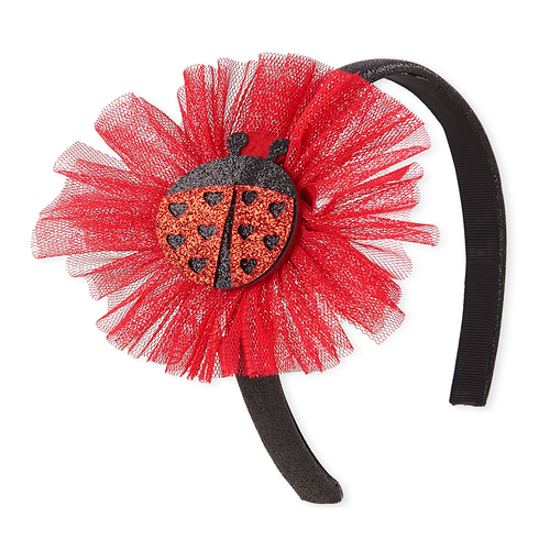 Baby Girls Toddler Little Love Bug Headband - Red - The Children's Place