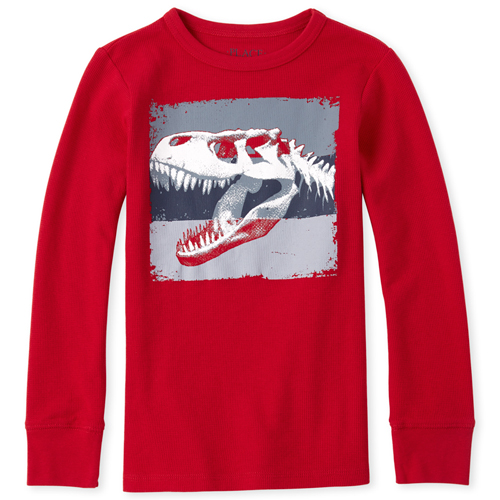 s Boys Thermal Top - Red - The Children's Place