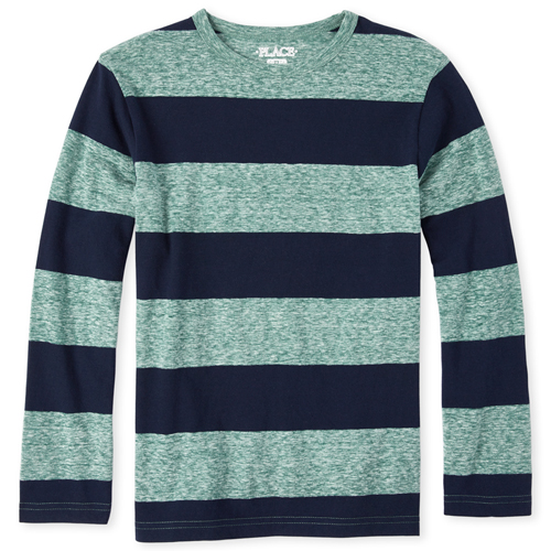 Boys Boys Long Sleeve Striped Snow Jersey Top - Green - The Children's Place
Boys Boys Long Sleeve Striped Snow Jersey Top - Green - The Children's Place