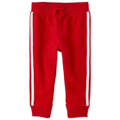 Newborn Baby And Toddler Boys Active Side Stripe Fleece Jogger Pants - Red - The Children's Place
Newborn Baby And Toddler Boys Active Side Stripe Fleece Jogger Pants - Red - The Children's Place