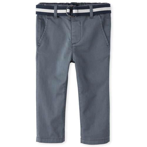 s Baby And Toddler Boys Belted Stretch Chino Pants - Gray - The Children's Place
s Baby And Toddler Boys Belted Stretch Chino Pants - Gray - The Children's Place