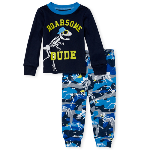 s Baby And Toddler Boys Dino Snug Fit Cotton Pajamas - Blue - The Children's Place
s Baby And Toddler Boys Dino Snug Fit Cotton Pajamas - Blue - The Children's Place