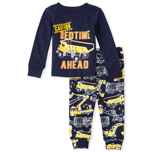 s Baby And Toddler Boys Construction Snug Fit Cotton Pajamas - Blue - The Children's Place
s Baby And Toddler Boys Construction Snug Fit Cotton Pajamas - Blue - The Children's Place