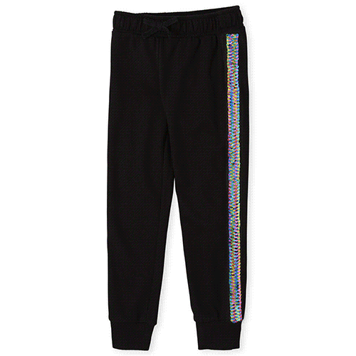 Girls Active Flip Sequin Side Stripe Fleece Jogger Pants - Black - The Children's Place
Girls Active Flip Sequin Side Stripe Fleece Jogger Pants - Black - The Children's Place
