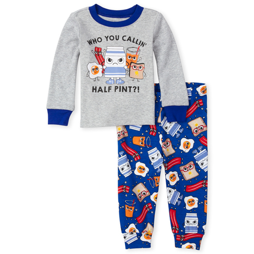 s Baby And Toddler Boys Breakfast Snug Fit Cotton Pajamas - Gray - The Children's Place
s Baby And Toddler Boys Breakfast Snug Fit Cotton Pajamas - Gray - The Children's Place
