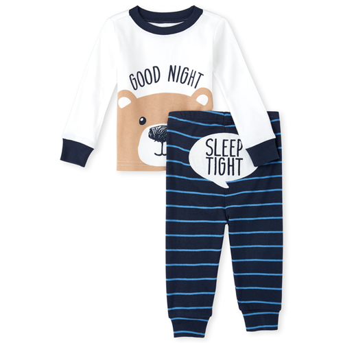 s Baby And Toddler Boys Bear Snug Fit Cotton Pajamas - White - The Children's Place
s Baby And Toddler Boys Bear Snug Fit Cotton Pajamas - White - The Children's Place