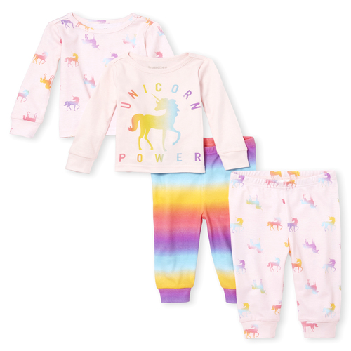 s Baby And Toddler Unicorn Snug Fit Cotton 4-Piece Pajamas - Pink - The Children's Place
s Baby And Toddler Unicorn Snug Fit Cotton 4-Piece Pajamas - Pink - The Children's Place