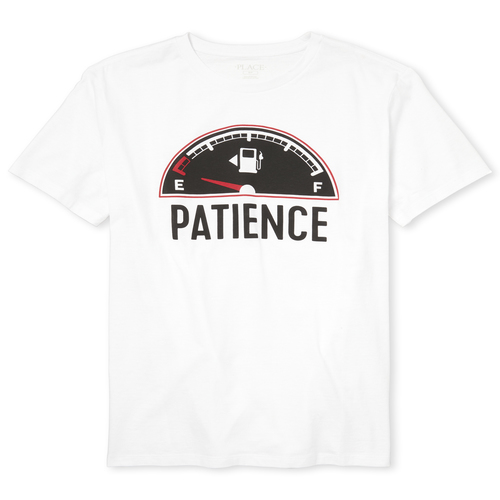 Mens Dad And Me Patience Matching Graphic Tee - White T-Shirt - The Children' Place
Mens Dad And Me Patience Matching Graphic Tee - White T-Shirt - The Children' Place