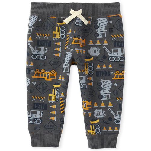 Newborn Baby And Toddler Boys Active Truck Fleece Jogger Pants - Gray - The Children's Place
Newborn Baby And Toddler Boys Active Truck Fleece Jogger Pants - Gray - The Children's Place